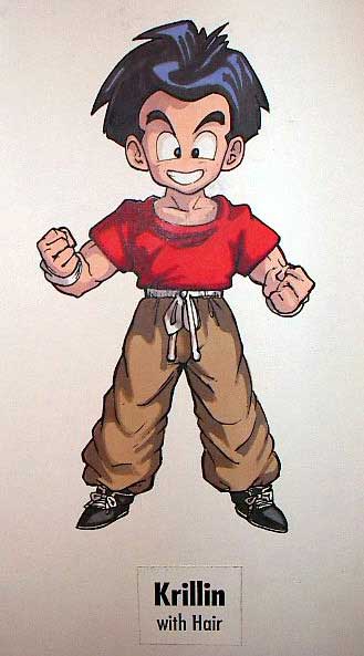 Krillin, with hair